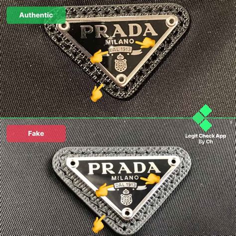 real vs fake prada nylon bag|prada authentic handbags guide.